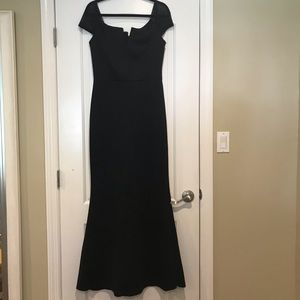 Black formal dress